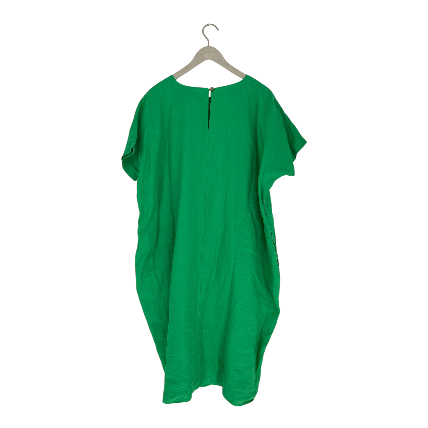 Papu boxy linen dress, green | woman L