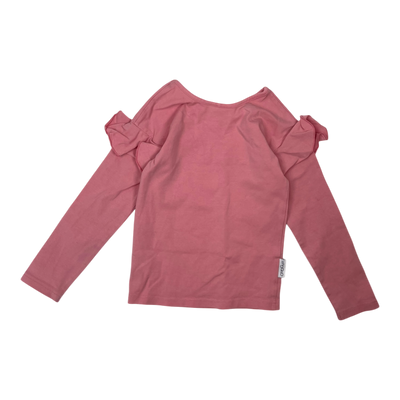 Gugguu frill shirt, pink | 92cm