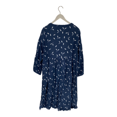 Kaiko muslin button dress, indigo wind | woman L