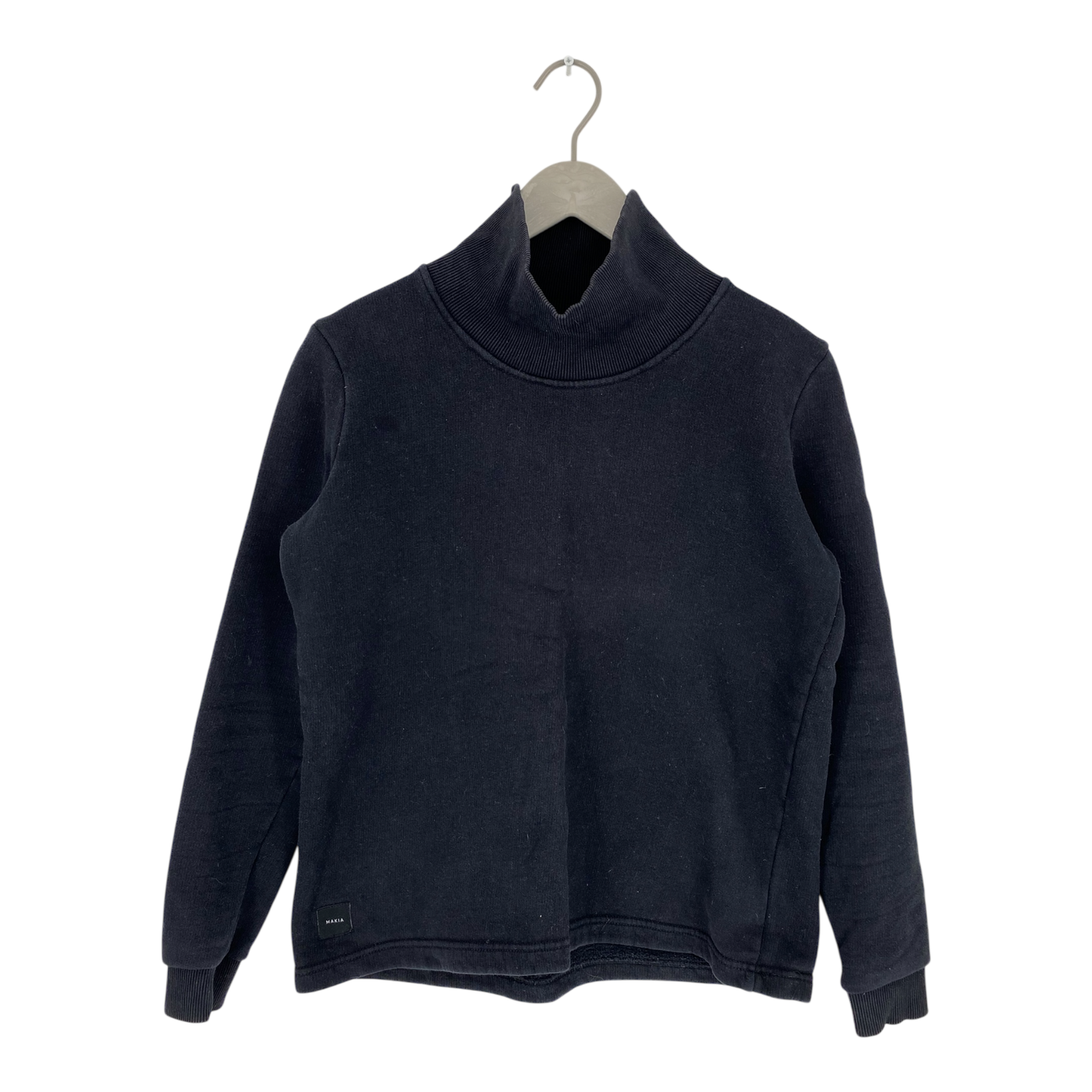 Makia turtle neck sweatshirt, black | woman M