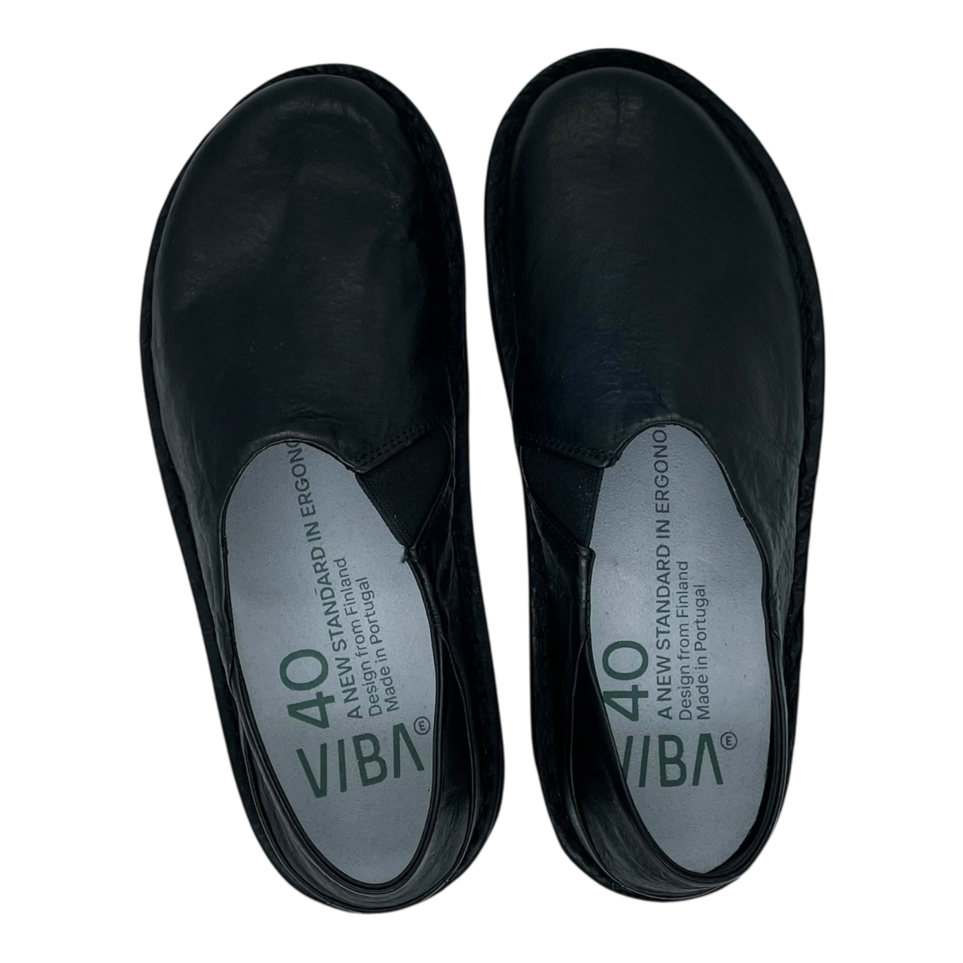 VIBAe Zuma leather shoes, preto black | 40