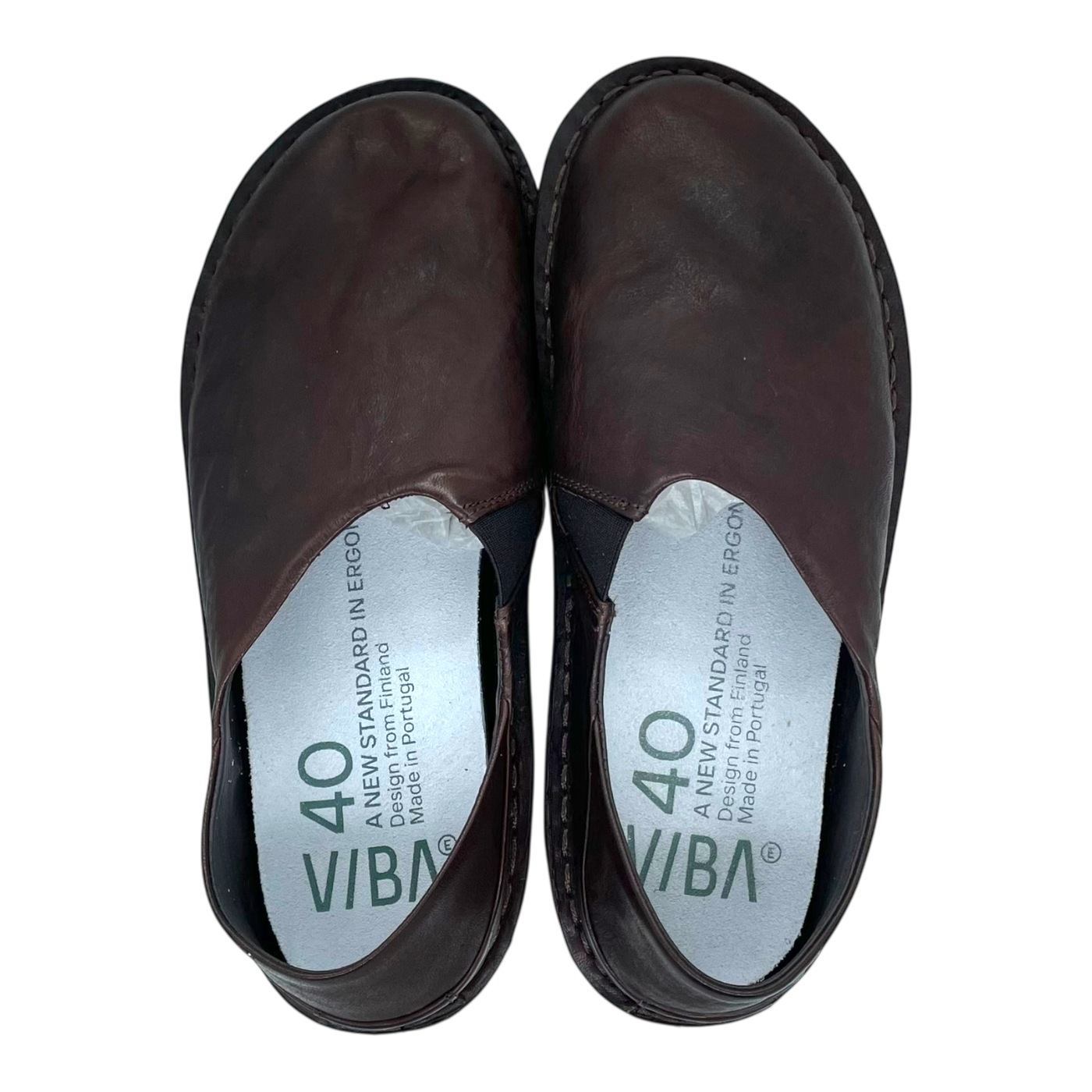 VIBAe Zuma leather shoes, cocoa brown | 40