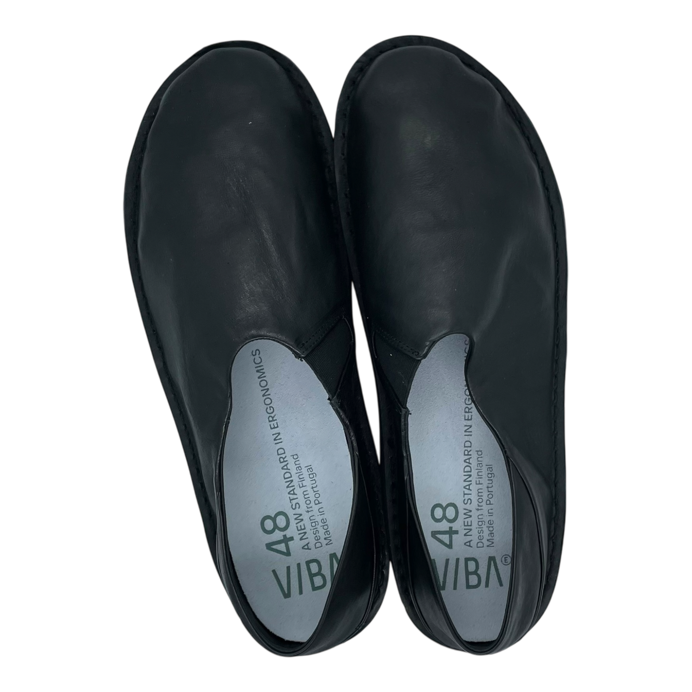 VIBAe Zuma leather shoes, preto black | 48