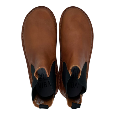 VIBAe Helsinki leather boots, cognac brown | 42