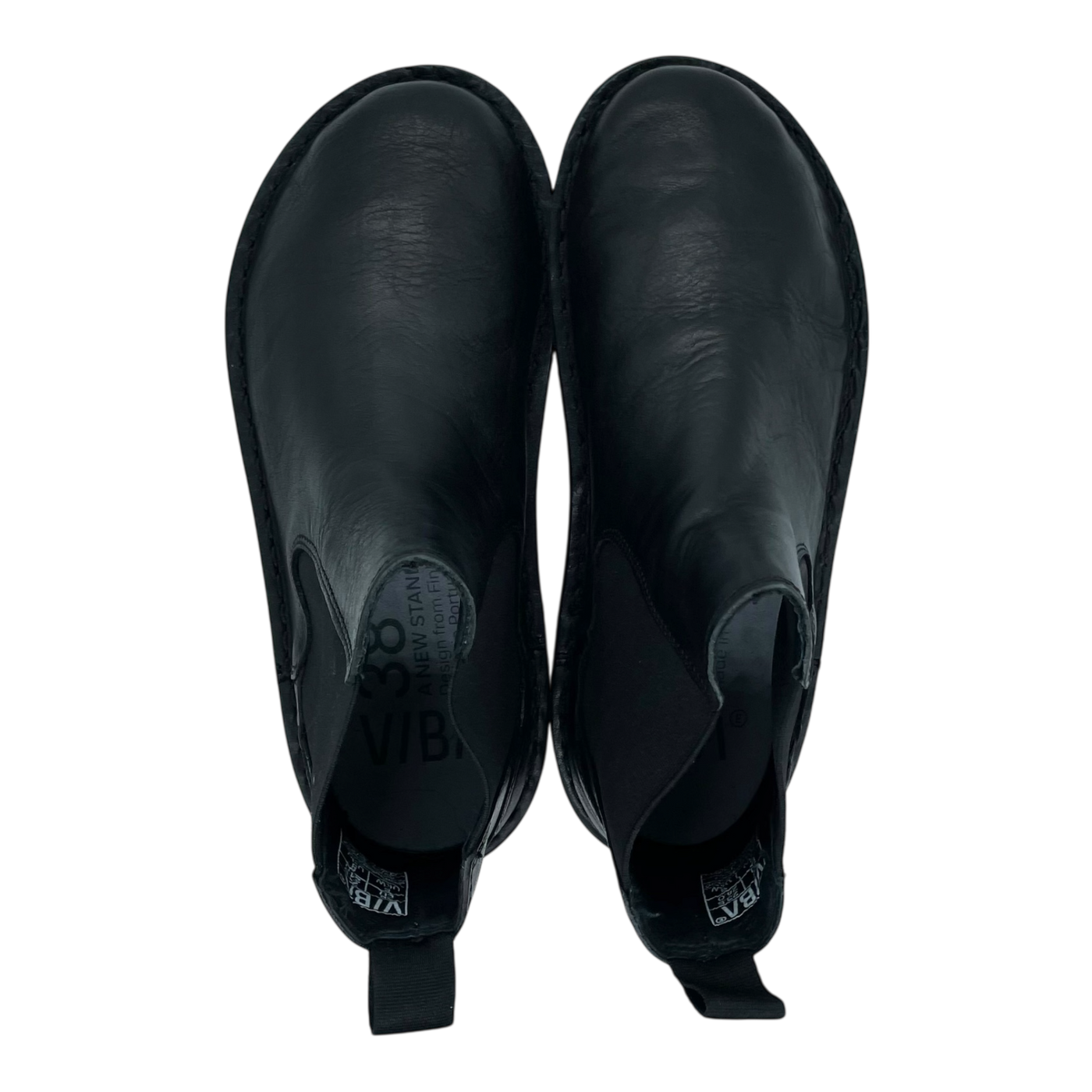 VIBAe Helsinki leather boots, preto black | 38