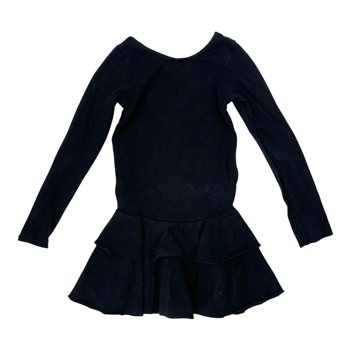 Gugguu frilla dress, black | 104cm