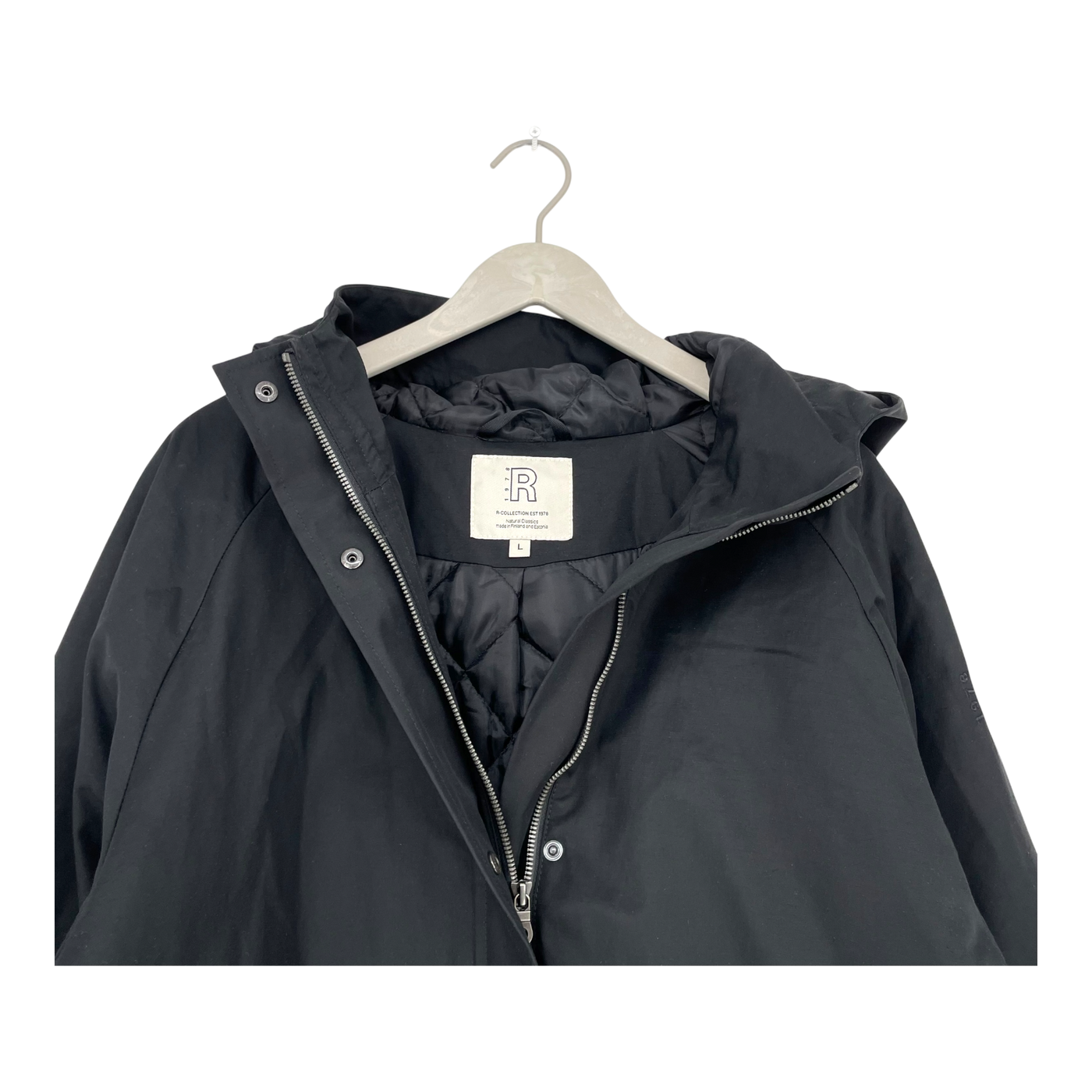 R-Collection parka, black | woman L