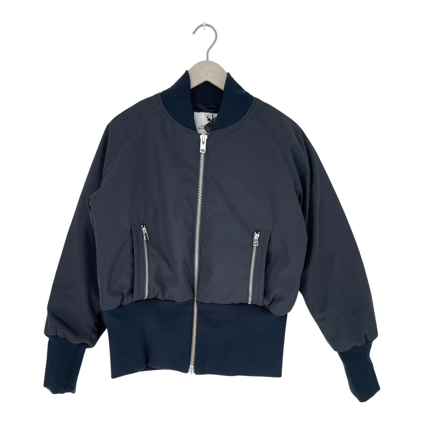 Embassy of Bricks and Logs victoria bomber jacket, dark blue | unisex S