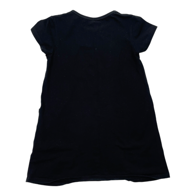Mini Rodini basic dress, black | 104/110cm