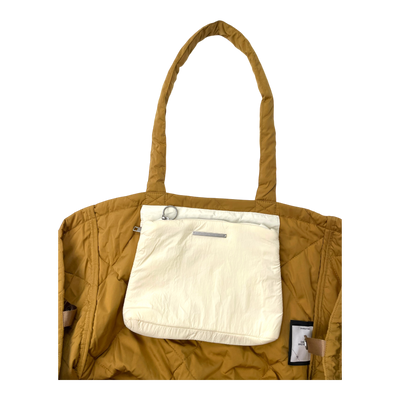 Embassy of Bricks and Logs albi quilted bag, mustard yellow