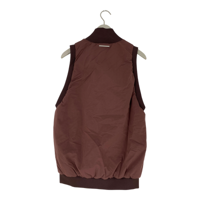 Embassy of Bricks and Logs berlin vest, burgundy | unisex S