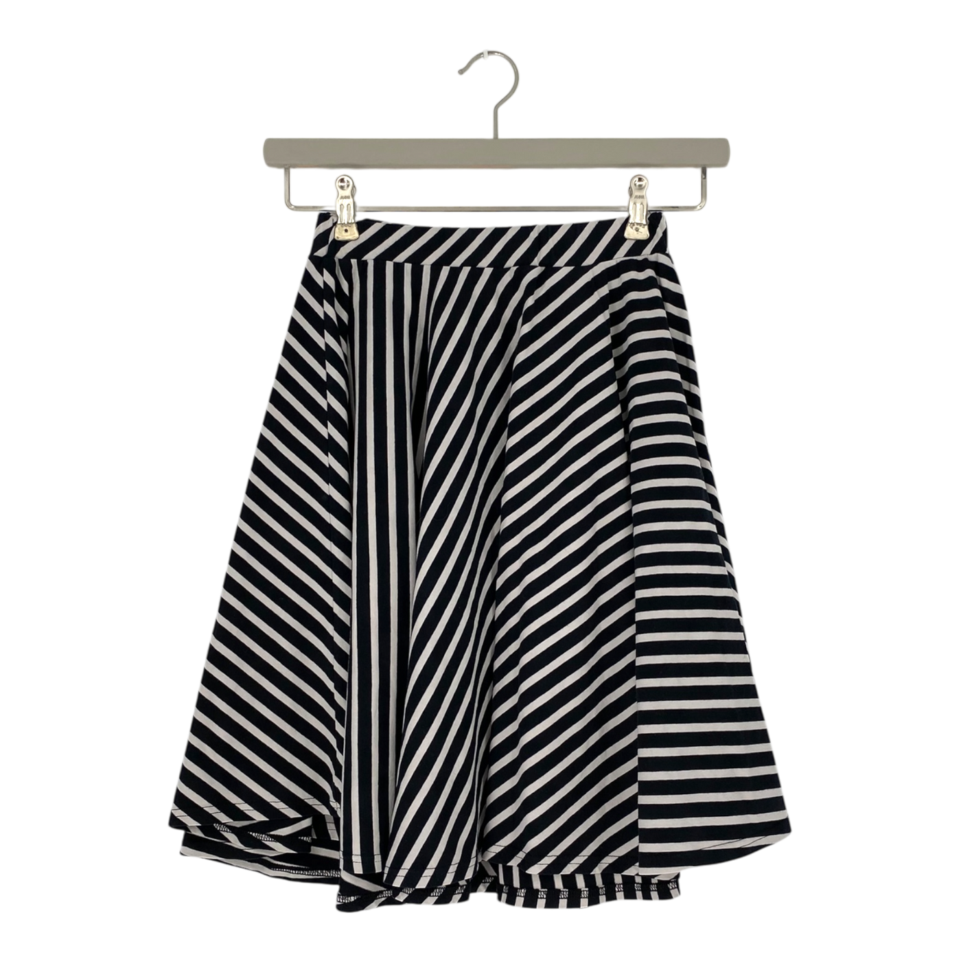 Papu stripe skirt, black/white | woman S