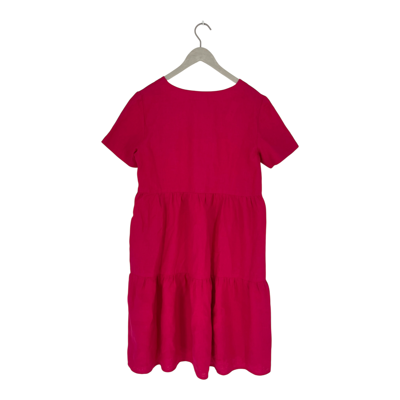 Nakoa linen layered dress, magenta | woman M