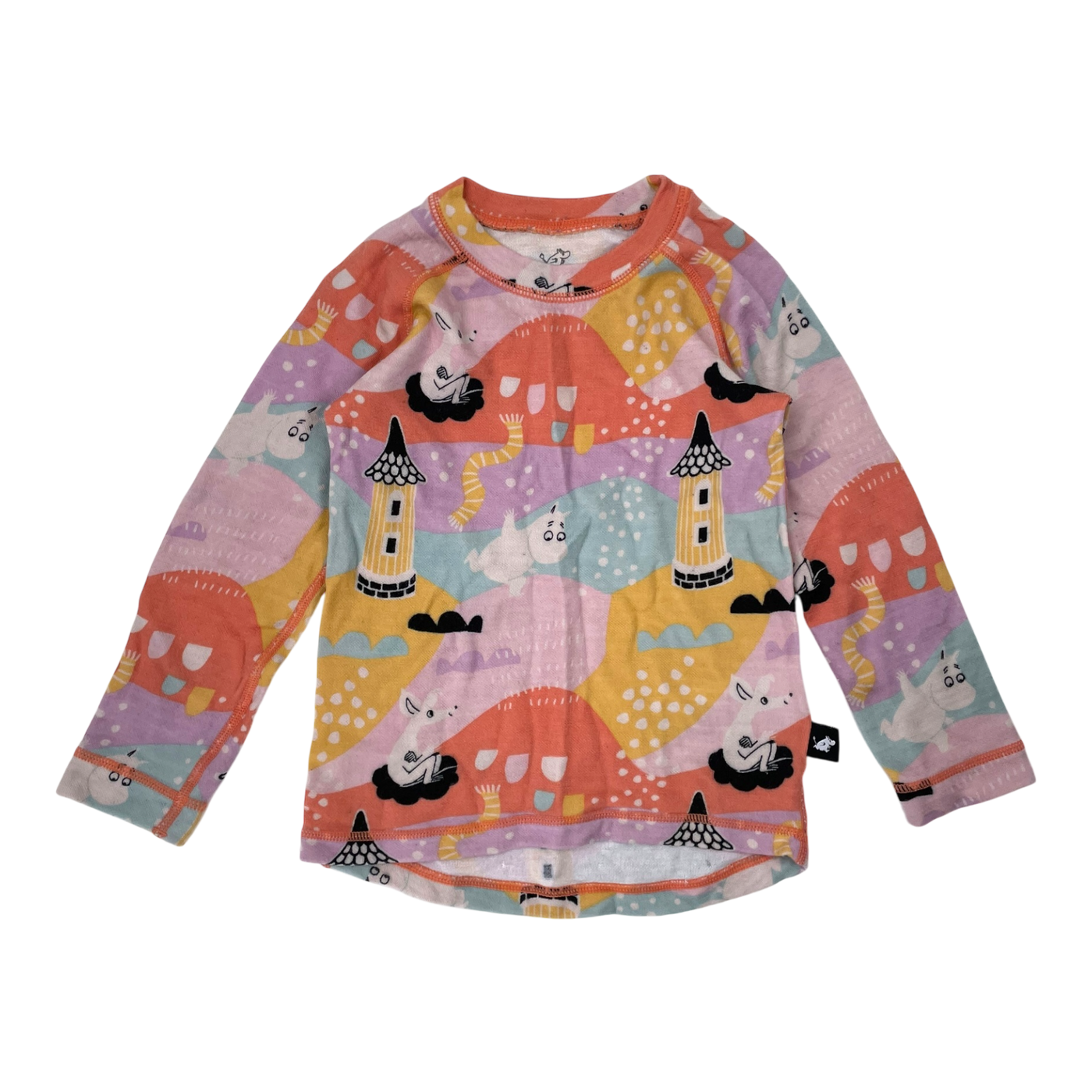 Reima trivsam wool baselayer set, moomin | 98cm