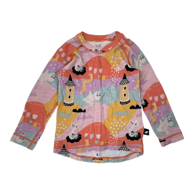 Reima trivsam wool baselayer set, moomin | 98cm