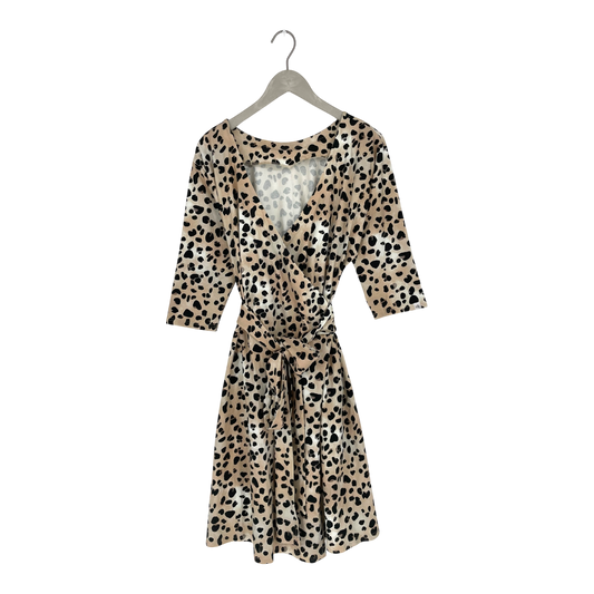 Nakoa wrap dress, leopard | woman L