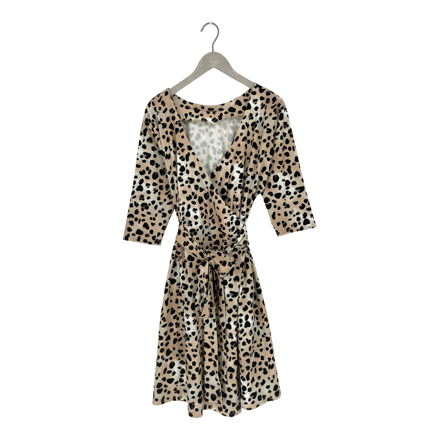 Nakoa wrap dress, leopard | woman L