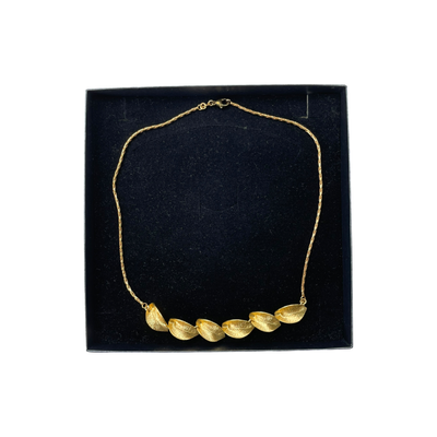 Kalevala Koru lumikukka necklace, bronze