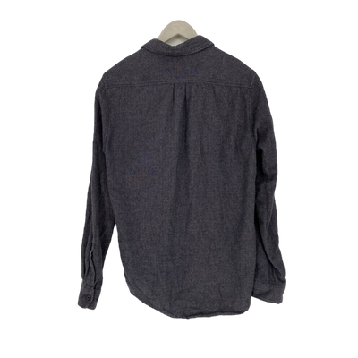 Samsøe & Samsøe liam button shirt, dark grey | man L