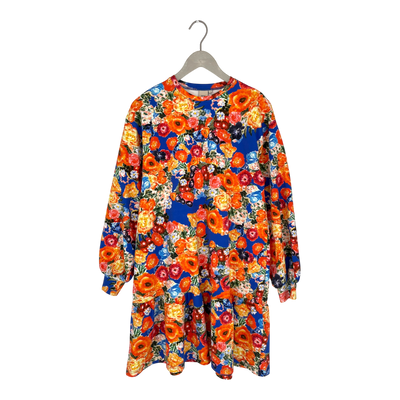 Kaiko ruffle sweat dress, flower | woman S