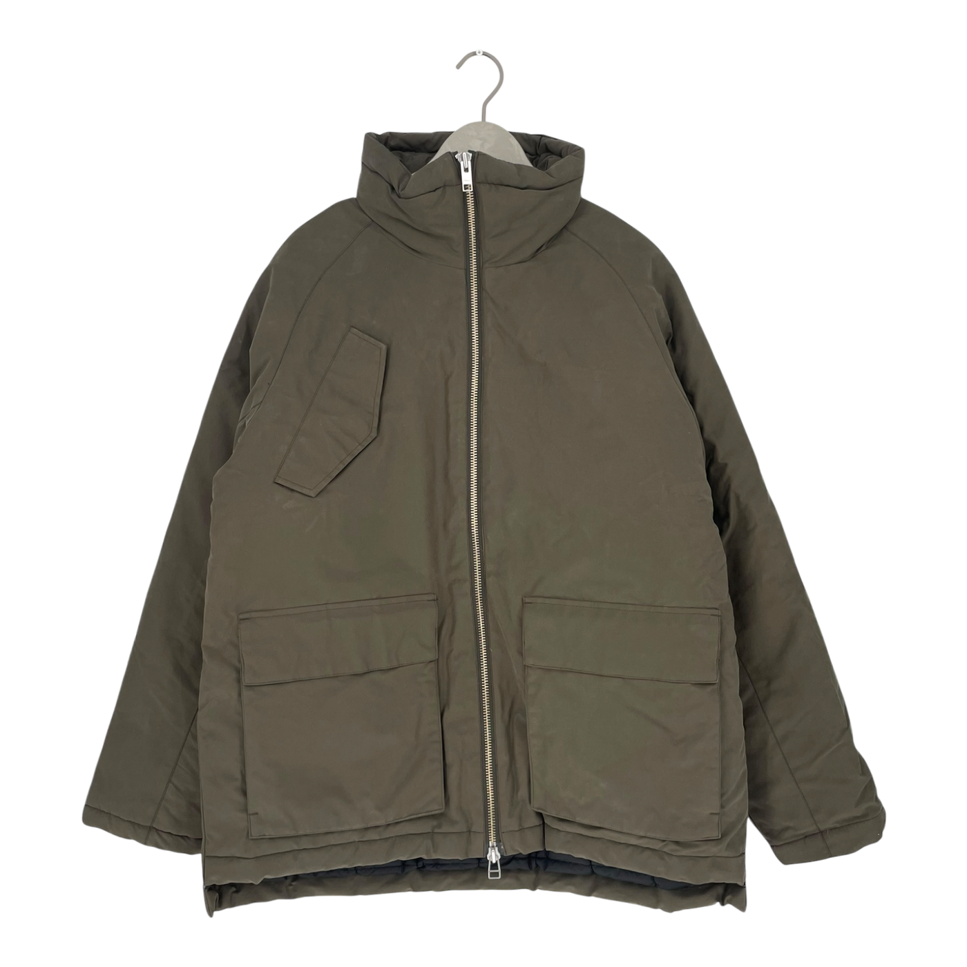 Embassy of Bricks and Logs Kingston coat, black olive | unisex L