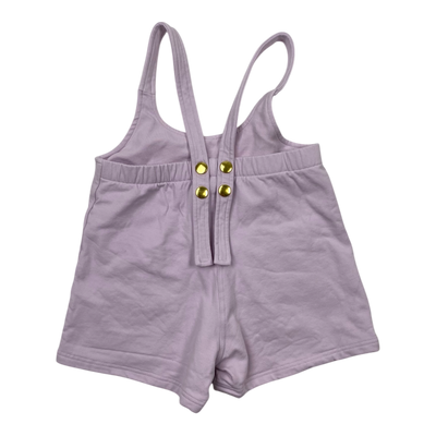 Metsola sweat dungarees, lavender | 98/104cm