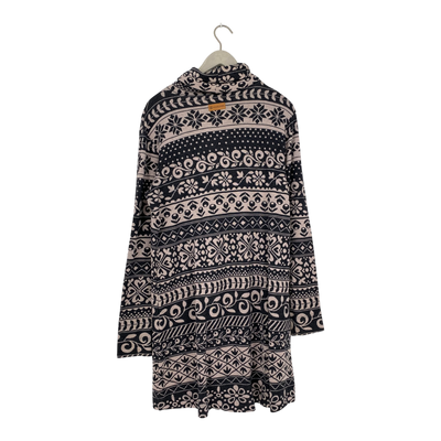 Ommellinen merino tunic, black/pink | woman XXL