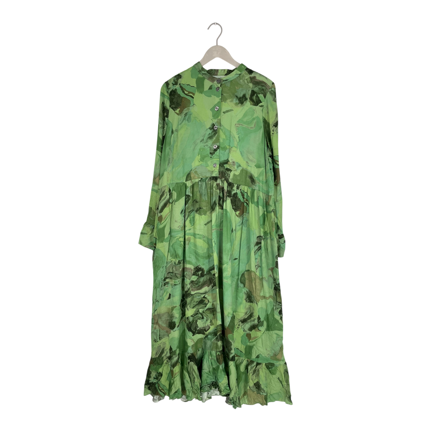 Vimma woven maxi dress, green | woman XL