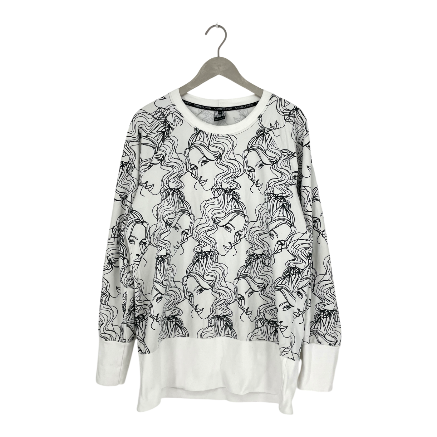 Ommellinen sweatshirt, faces | woman XXL