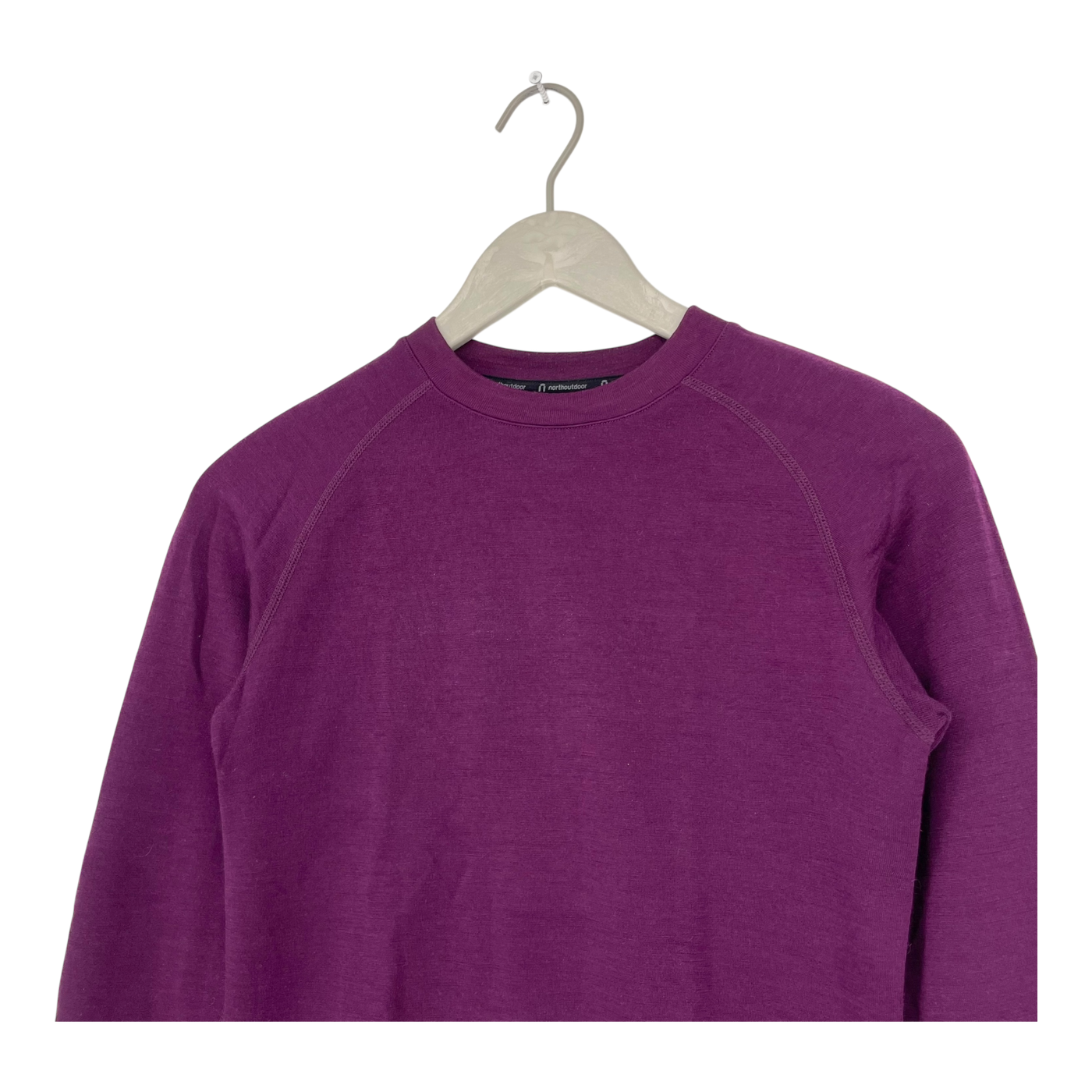 North Outdoor sensitive merino base shirt, purple | woman S