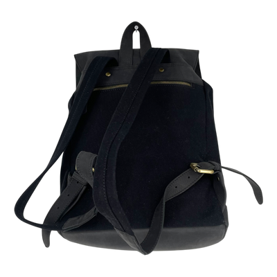 Holzrichter canvas backpack, black