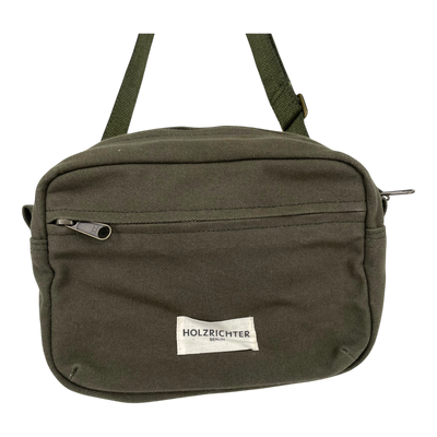 Holzrichter canvas bumbag, hunter green