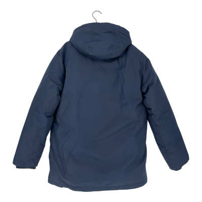 Embassy of Bricks and Logs haddock parka jacket, dark navy | unisex L