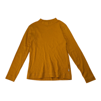 Mainio merino wool shirt, caramel | 134/140cm