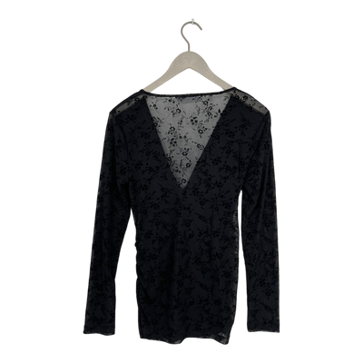 Soft Rebels lace shirt, black | woman S