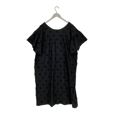Aarre aida dress, black big dot | woman XL