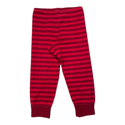 Marimekko stripe pants, red | 92/98cm