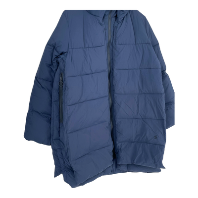 Embassy of Bricks and Logs fargo puffer jacket, dark navy | unisex S