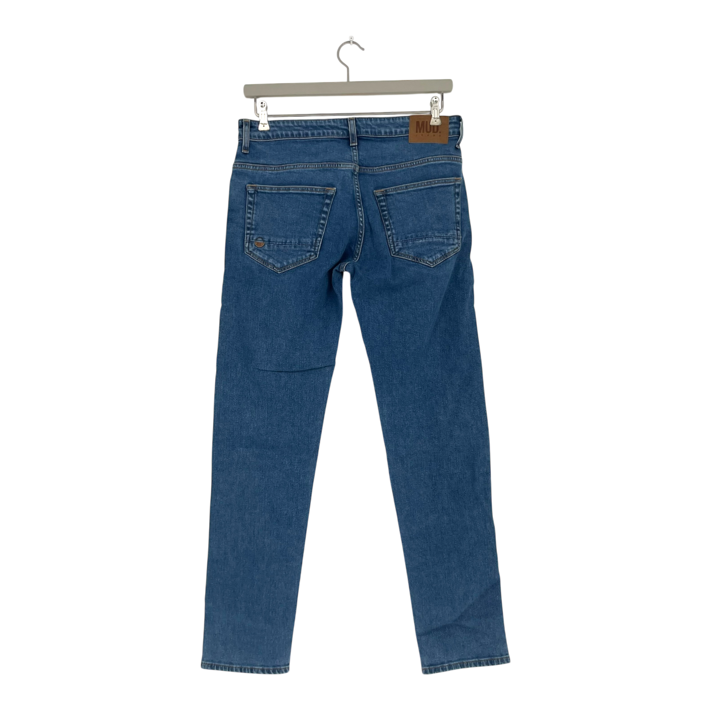Mud Jeans logan slim jeans, denim blue | woman 27/34