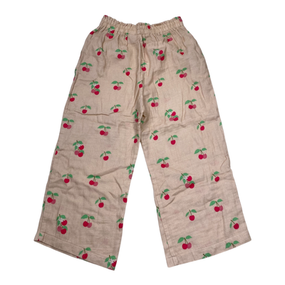 Metsola muslin culottes, cherry | 134/140cm