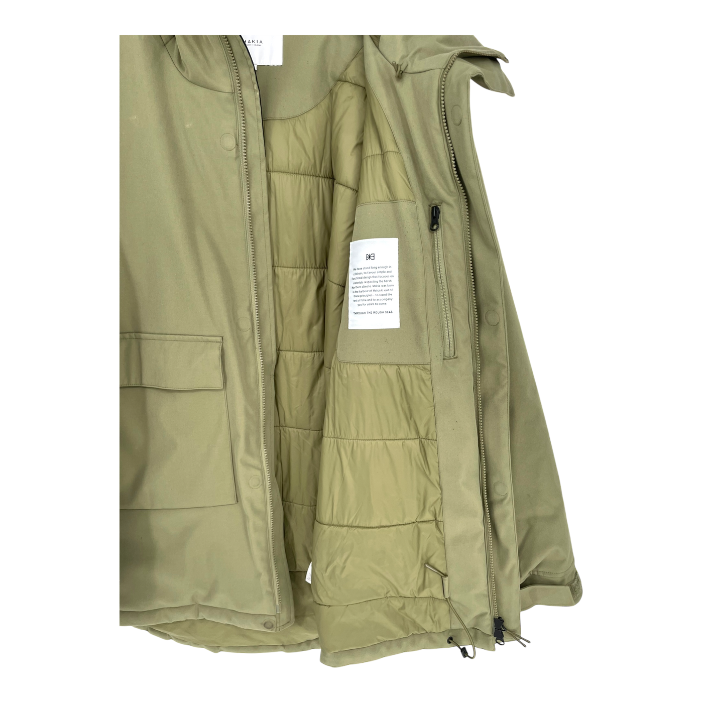 Makia winter jacket, green | man L