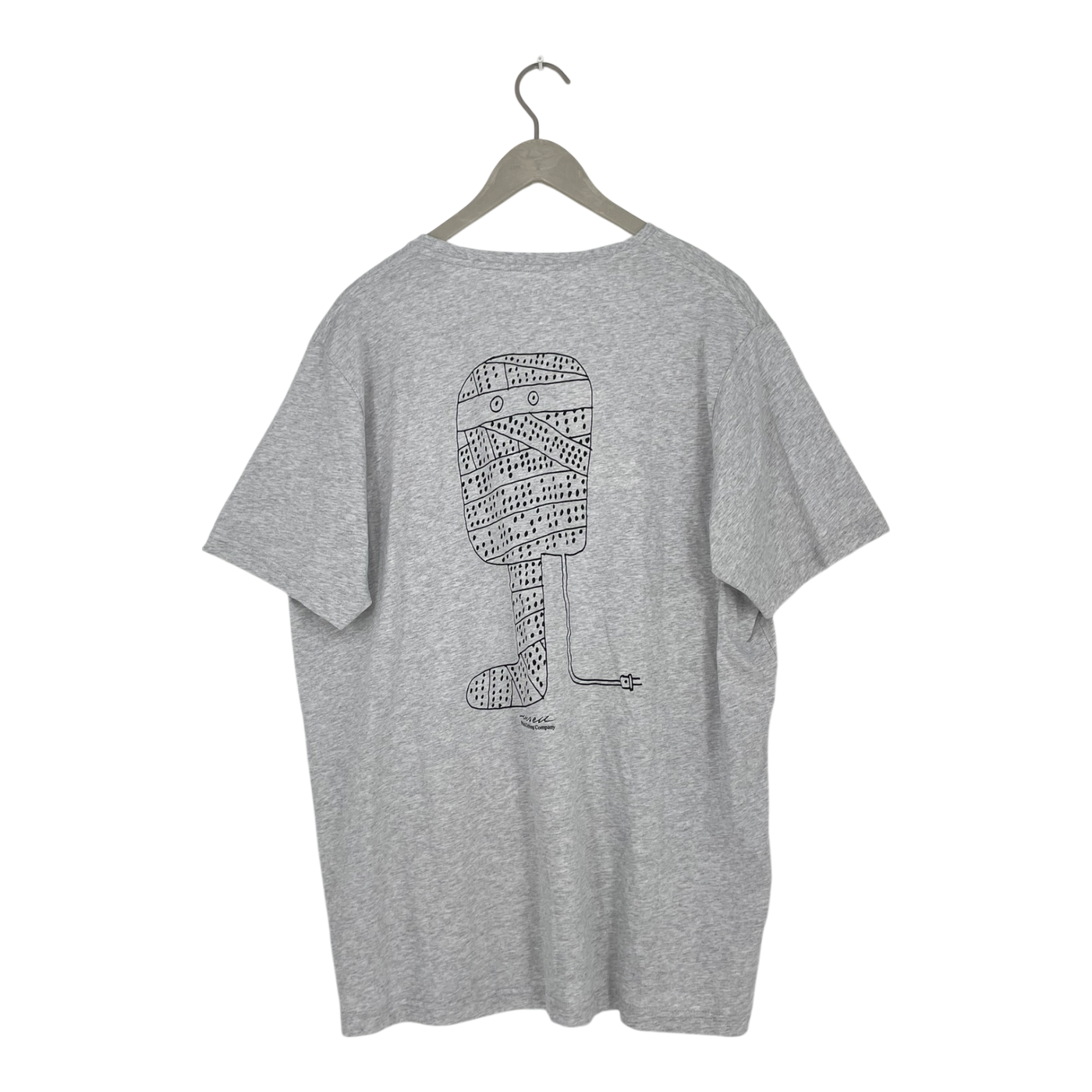 Makia plug t-shirt, grey | man XXL