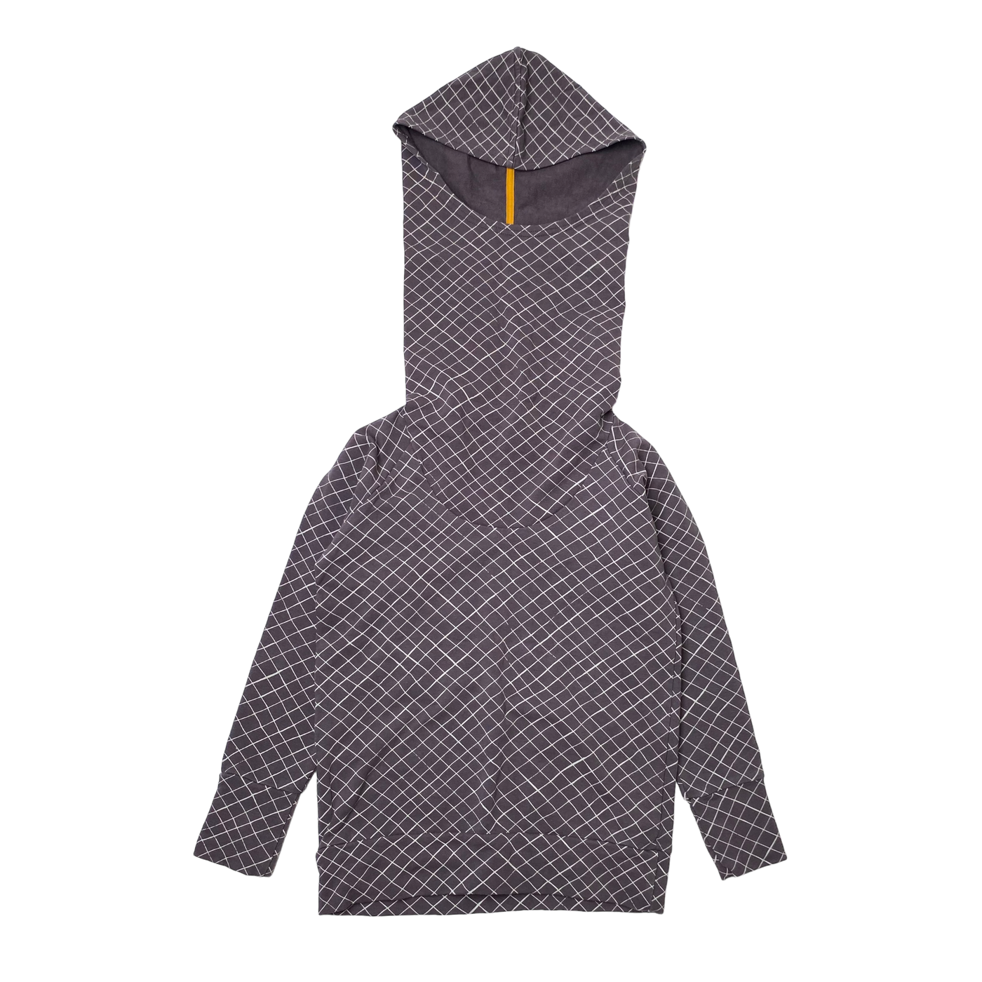 Papu sweat hoodie, grid | 122/128cm