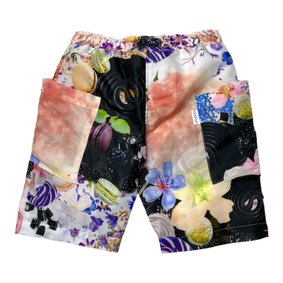 Gugguu swim shorts, flowers | 134cm