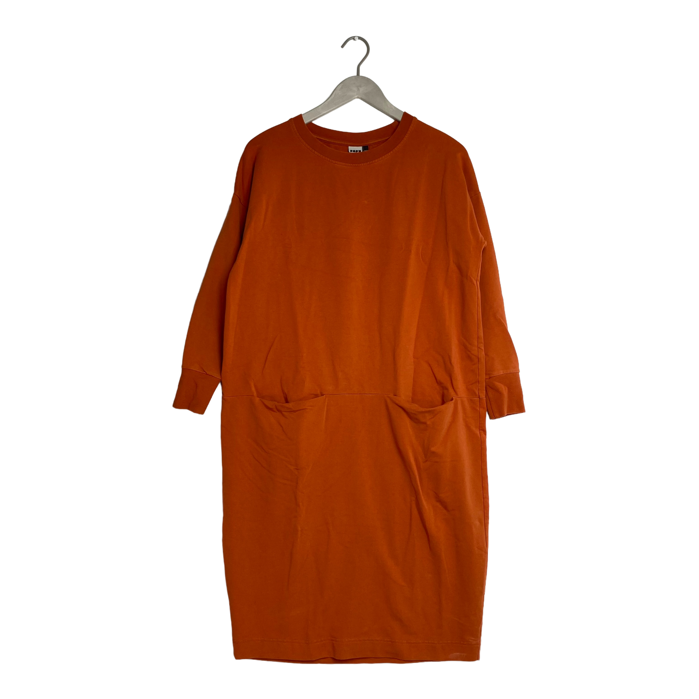 Papu giant split dress, carrot orange | woman XS