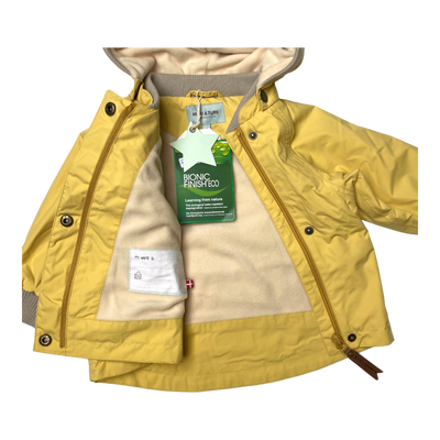 Mini A Ture wai fleece jacket, rattan yellow | 74cm