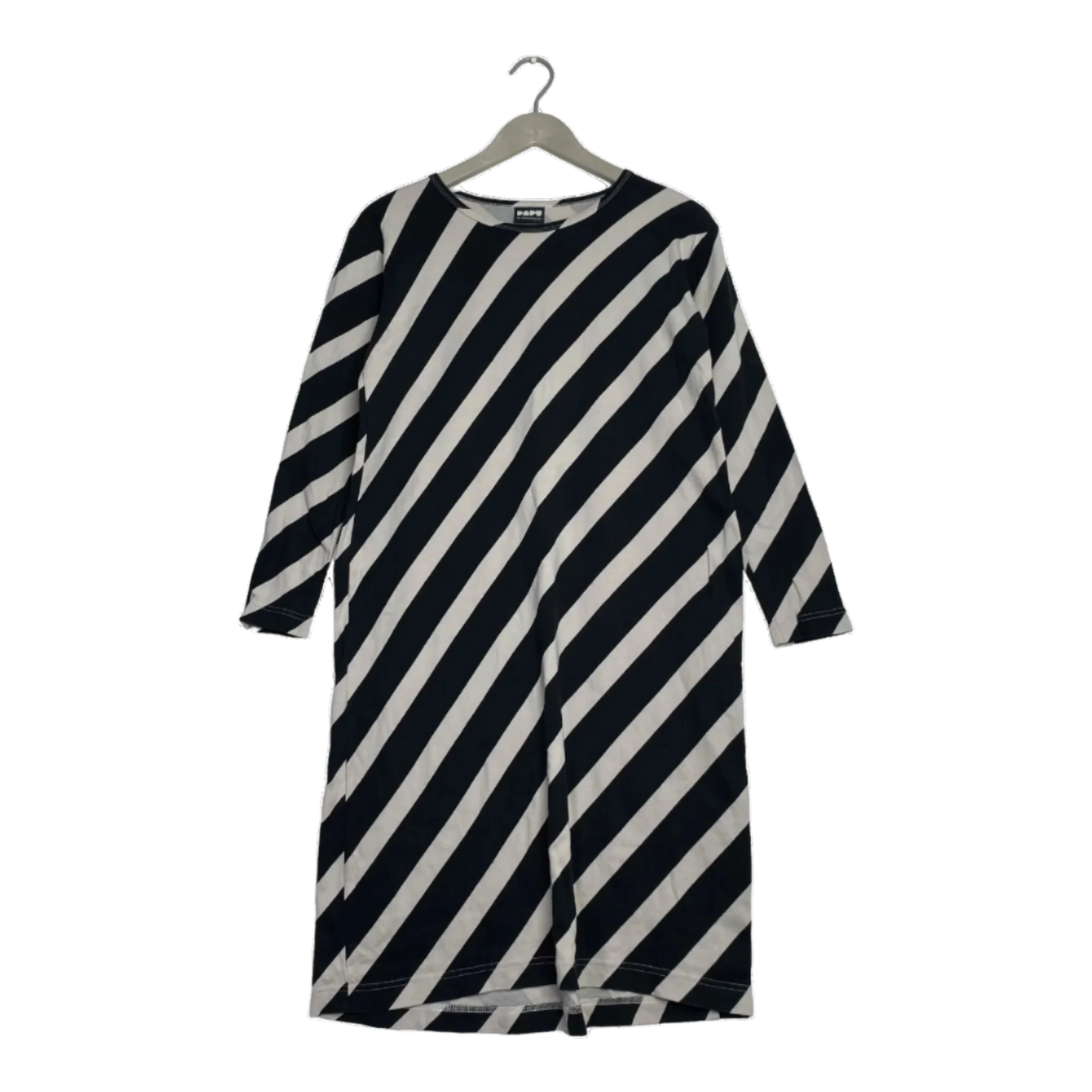 Papu stripe tunic, black/white | woman S