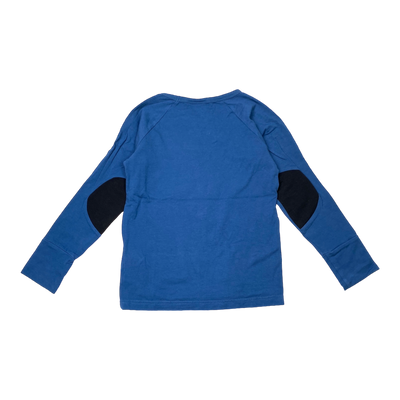 Papu patch shirt, royal blue | 110/116cm