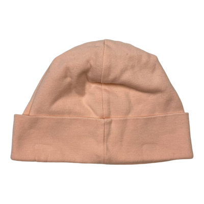 Gugguu cotton knitted beanie, peach | L