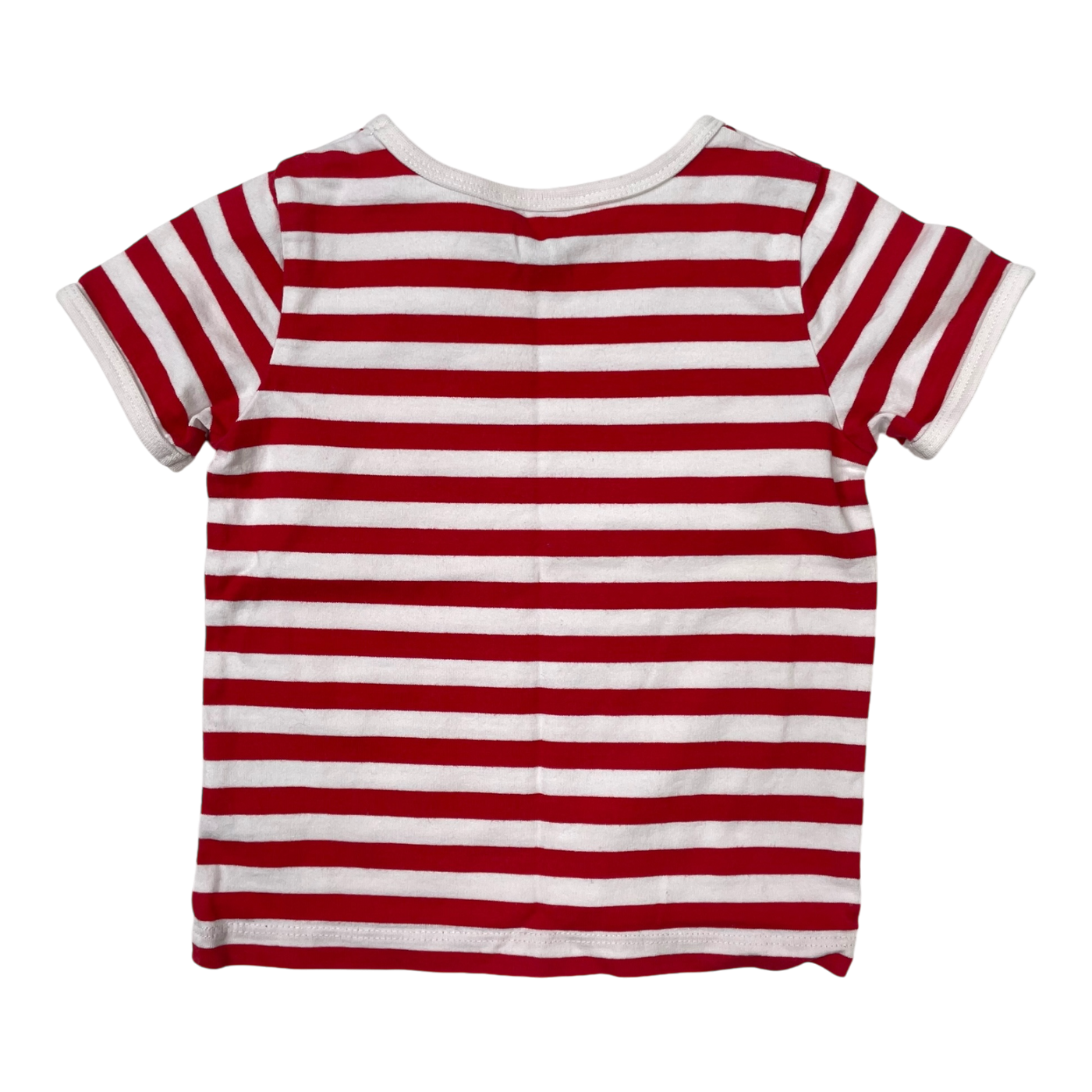 Marimekko stripe t-shirt, red | 92cm